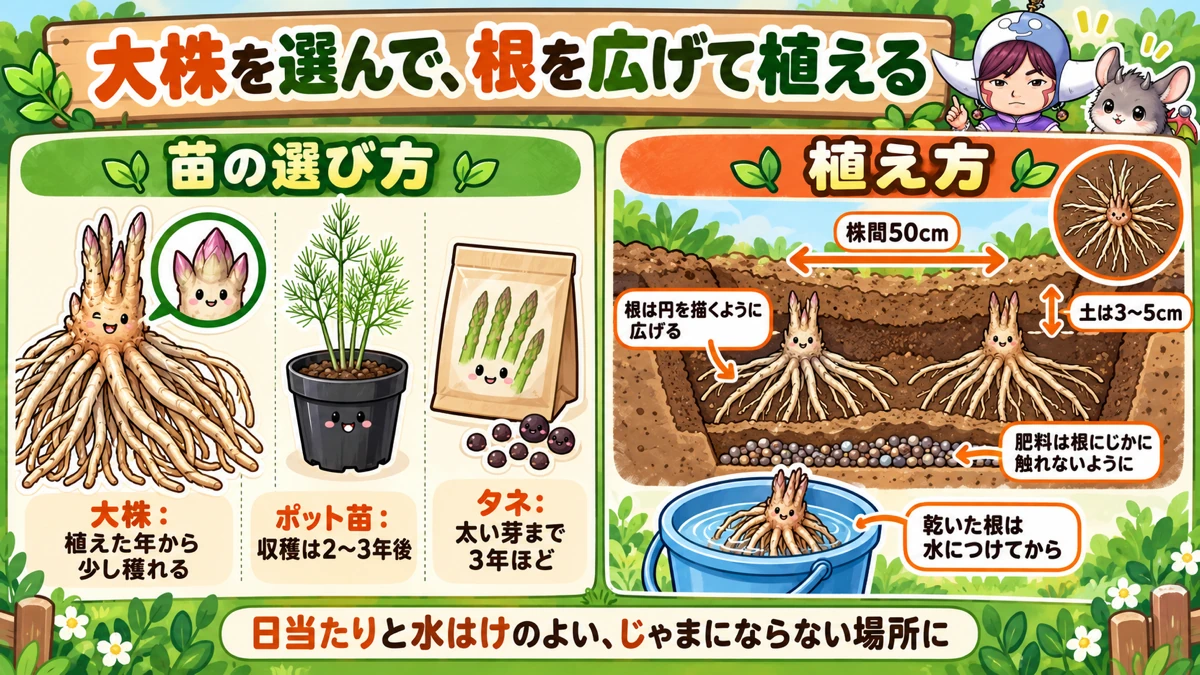苗と植えつけ