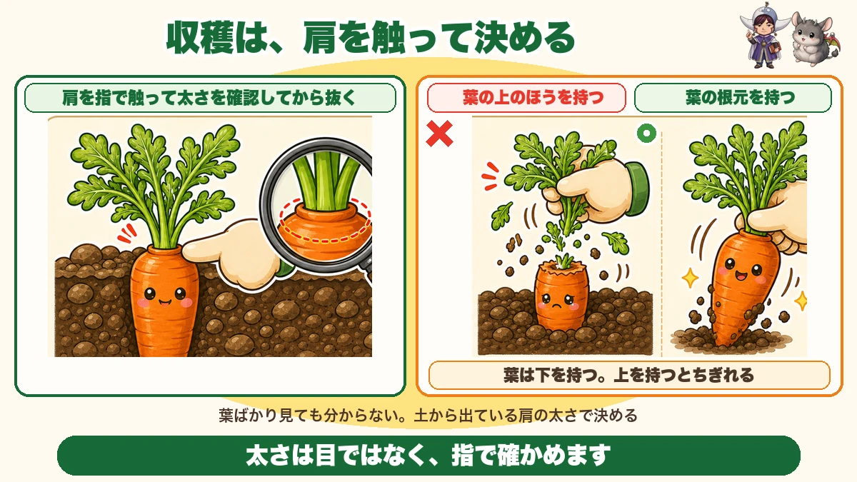 収穫のコツ