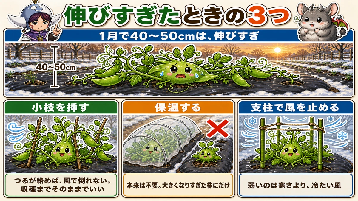 伸びすぎた株への応急処置3つ