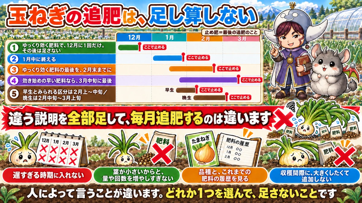 追肥を決める確認順