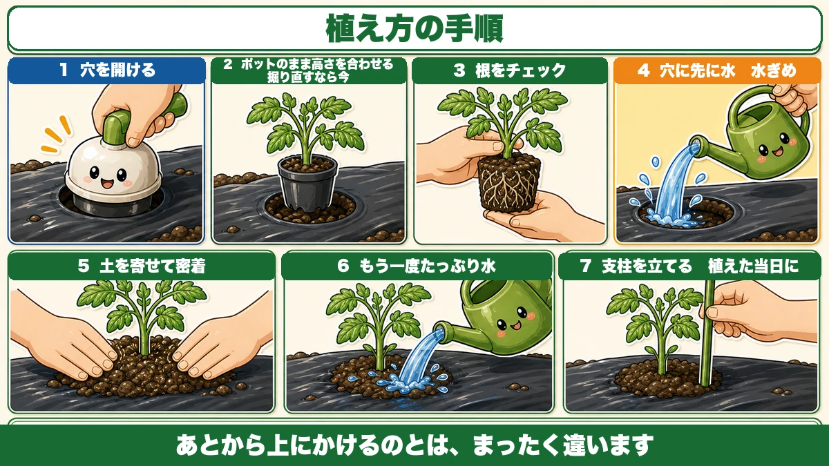 定植の7手順
