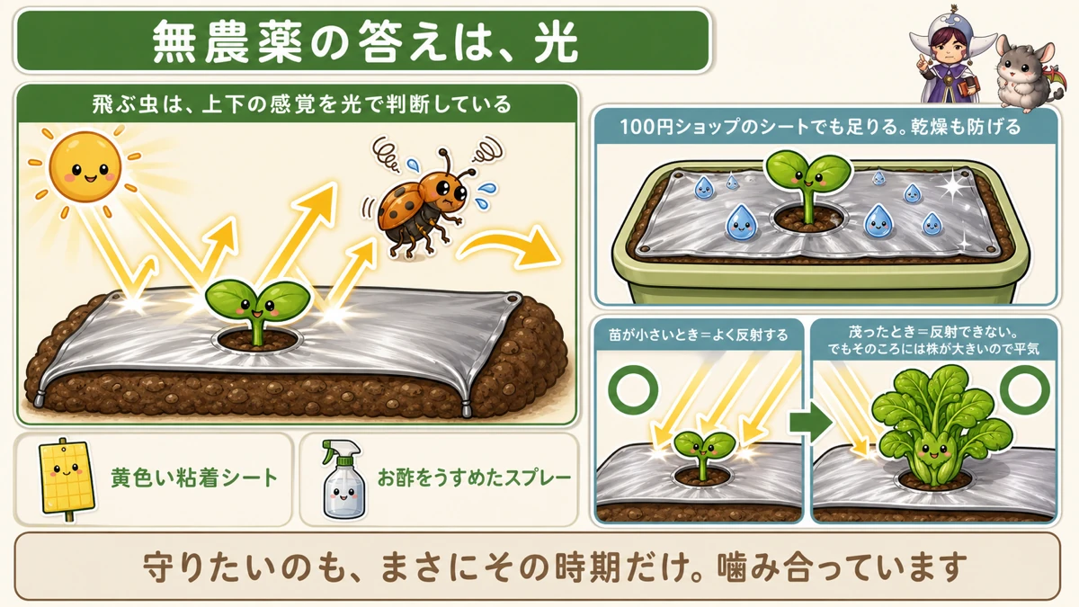 シルバーマルチが効くしくみ