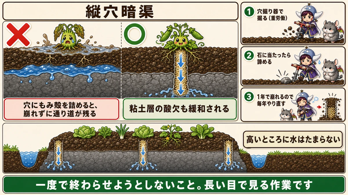 縦穴暗渠のしくみ