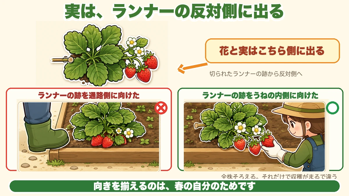 ランナーの向き