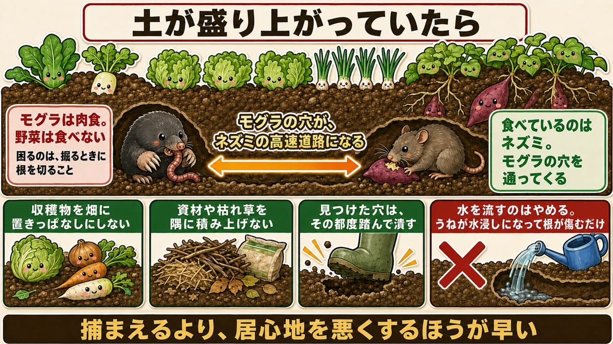 モグラとネズミ