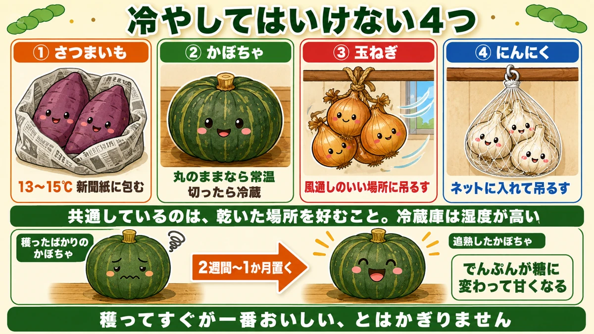 冷蔵庫に入れないもの