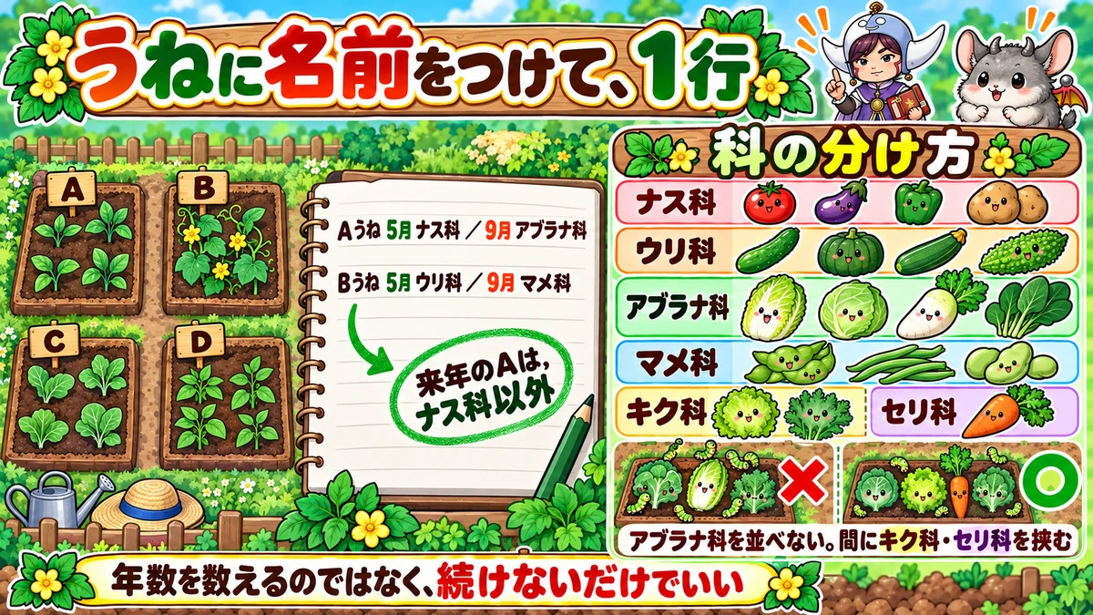覚えるのではなく、作った科を記録する