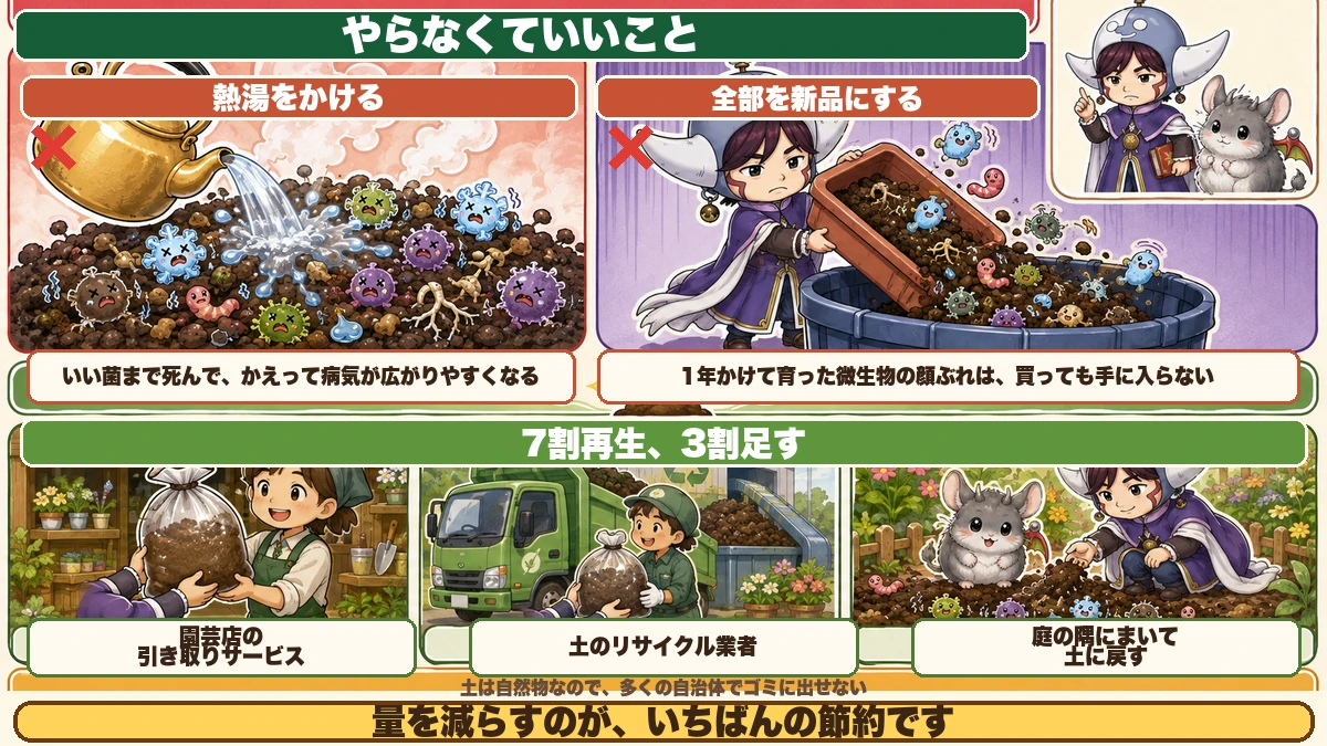 捨てずに済ませる