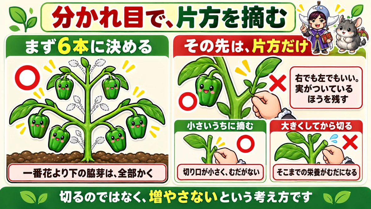 6本仕立ての作り方
