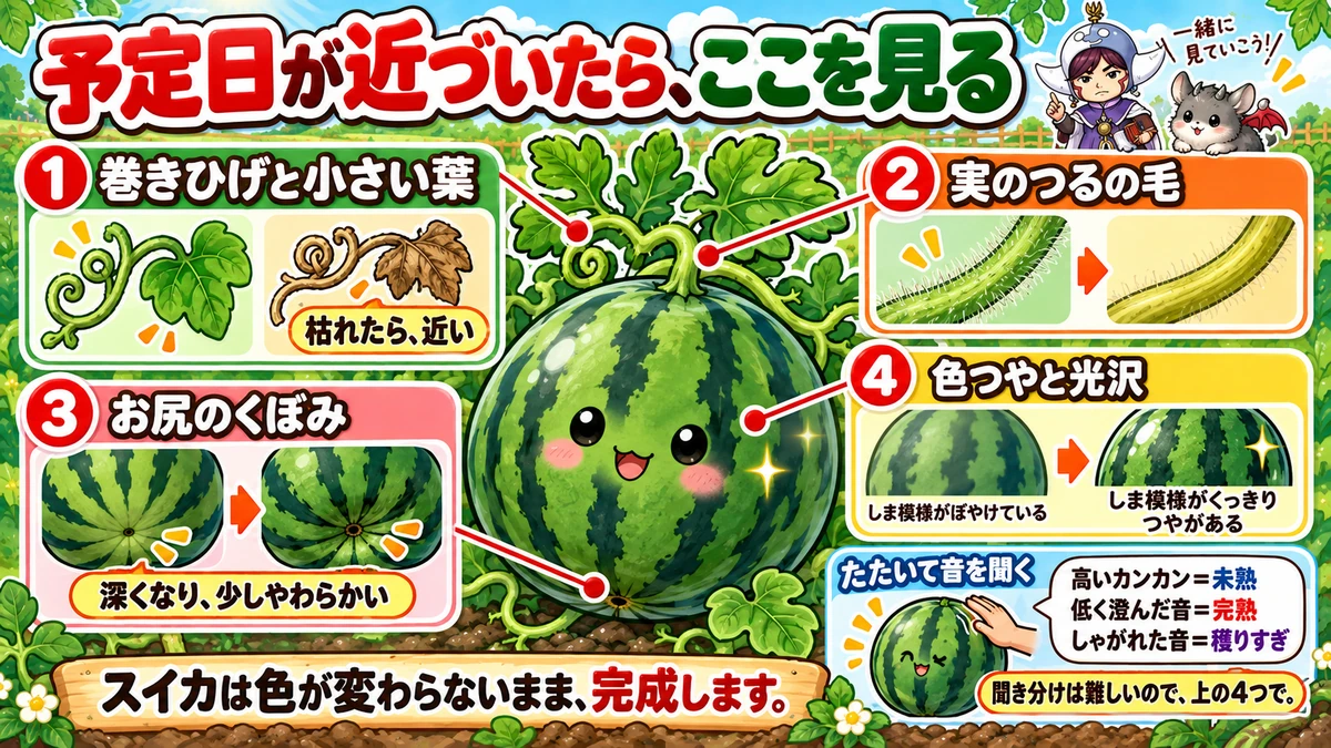 収穫の4サイン