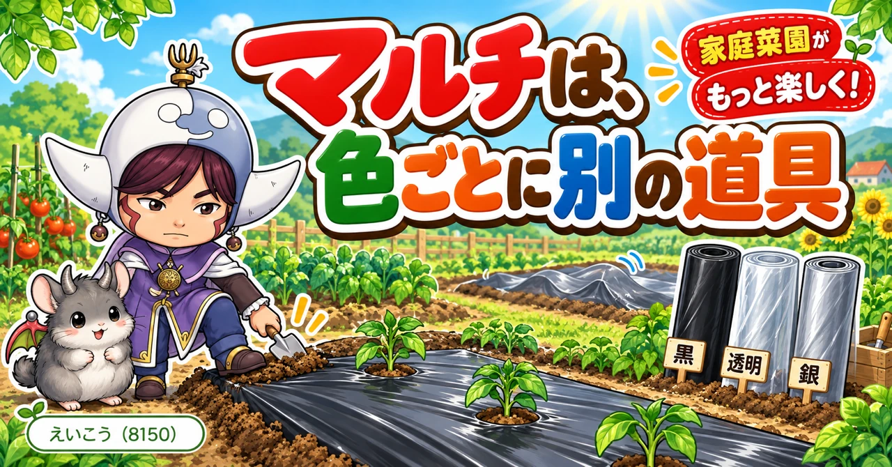 マルチは、色ごとに別の道具です