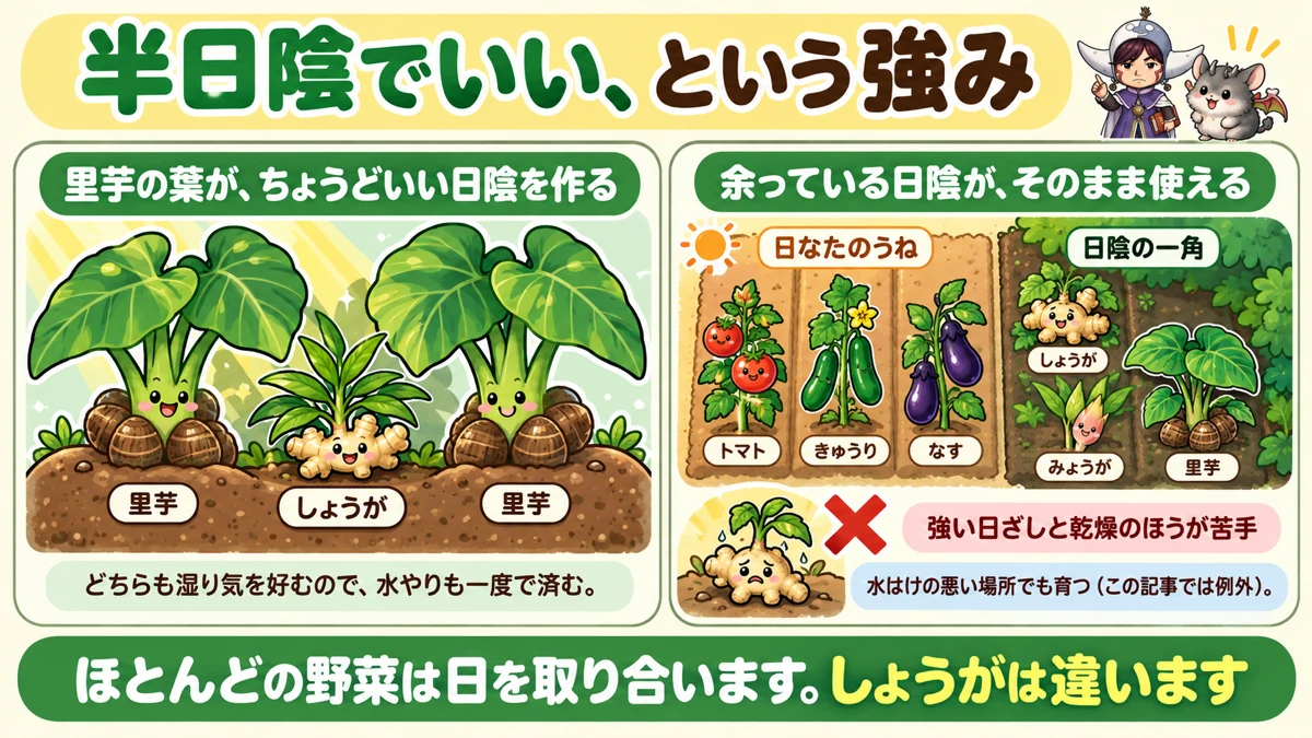 里芋との組み合わせ