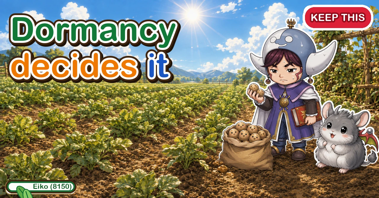Some varieties will not grow in autumn