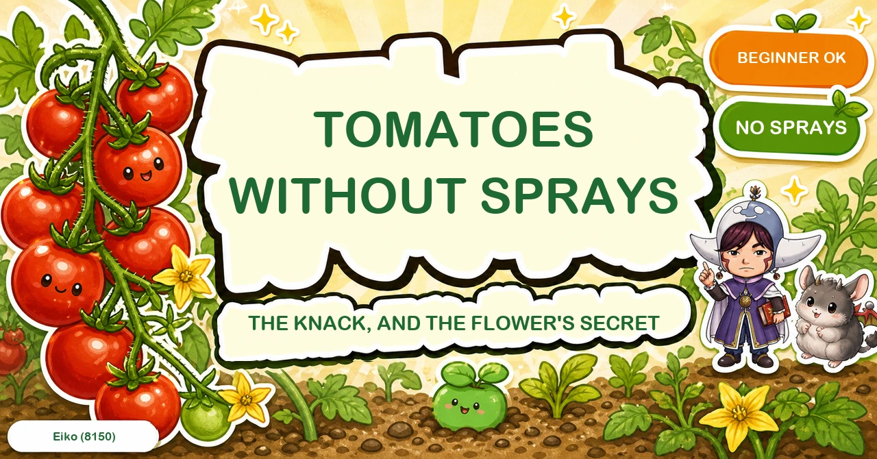 Tomatoes without sprays come down to one thing