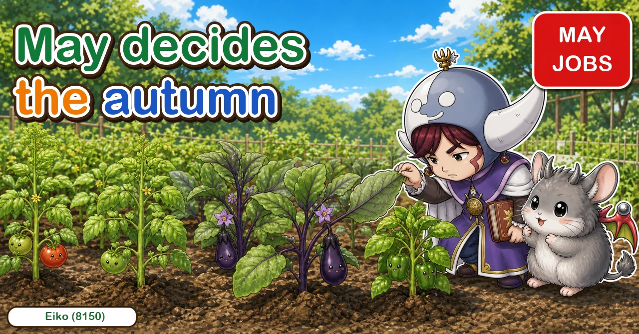 Everything up to autumn is decided in May
