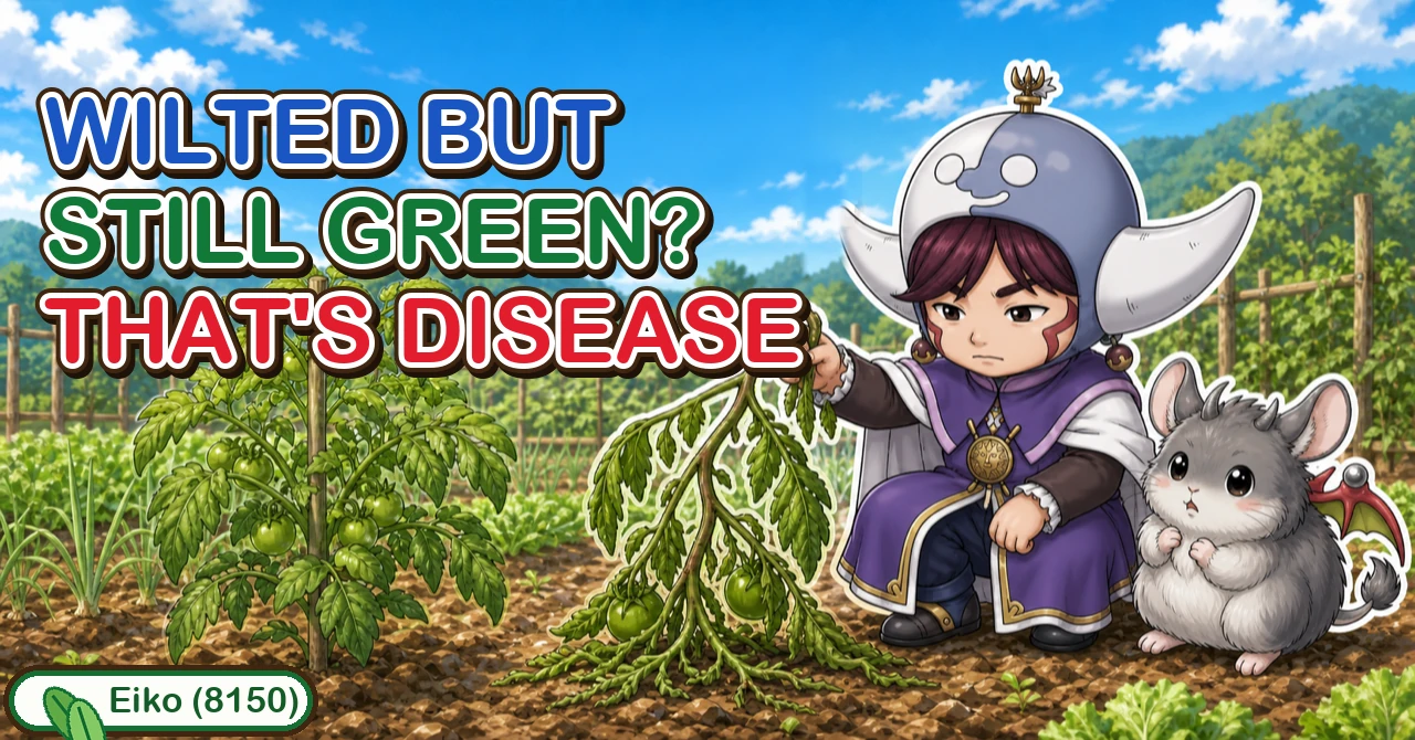 Wilted but still green? That's disease