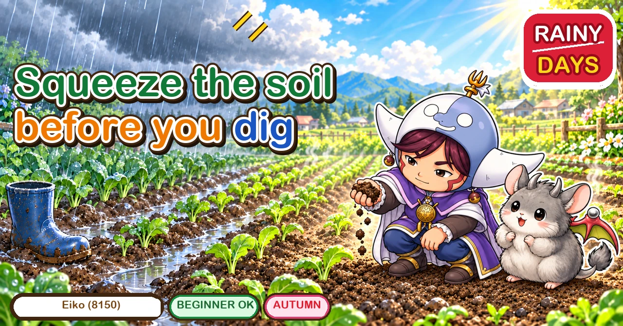 Can you garden in the wet