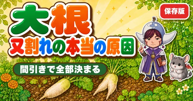 【保存版】大根を育てて学ぶ🔵